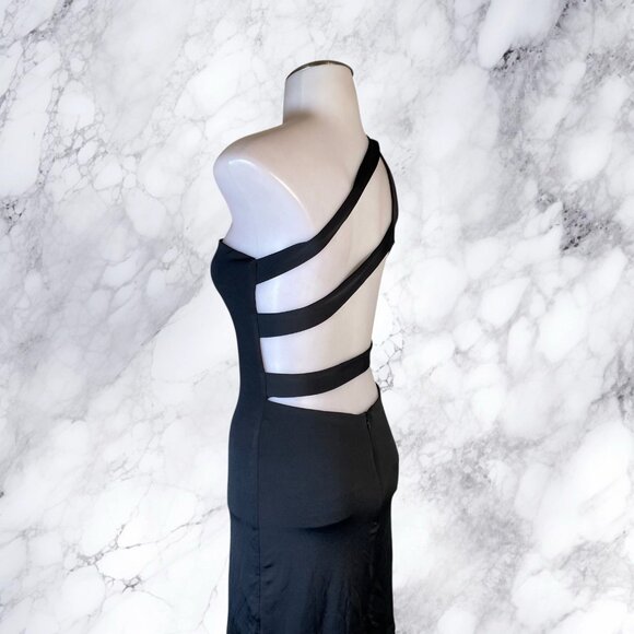 Superdown Davey Strappy Back Dress Black - Picture 4 of 10